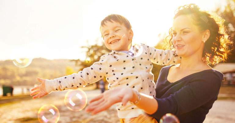 Single mum Mother's Day