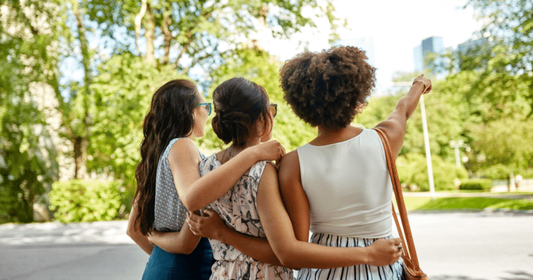 Friends during motherhood