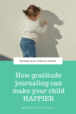 Child gratitude doing gratitude journal