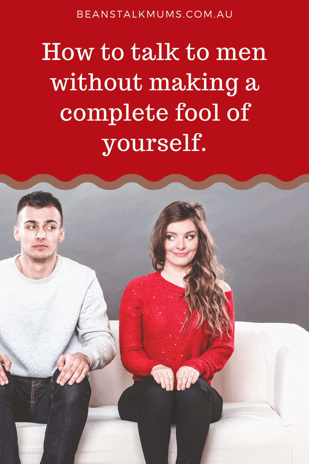 How to talk to men | Beanstalk Single Mums Pinterest