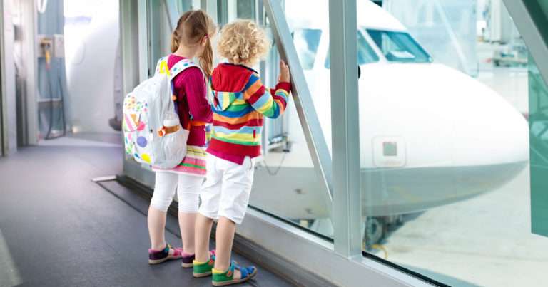 Flying with kids