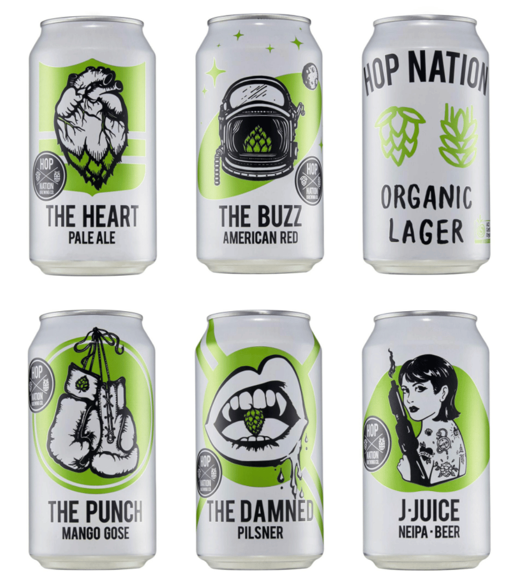 Hop Nation lager mix