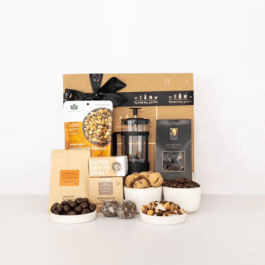 Plunge into coffee hamper