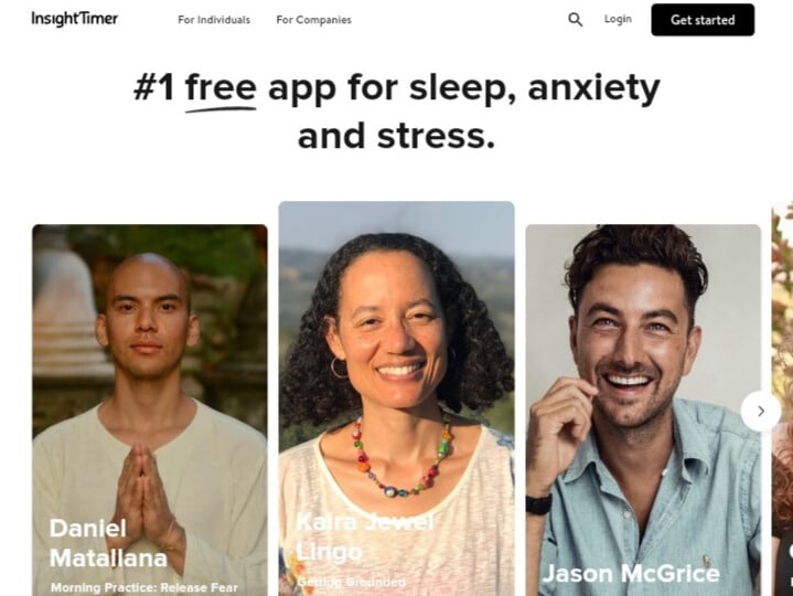 Insight Timer | Improve your life | Apps to learn meditation