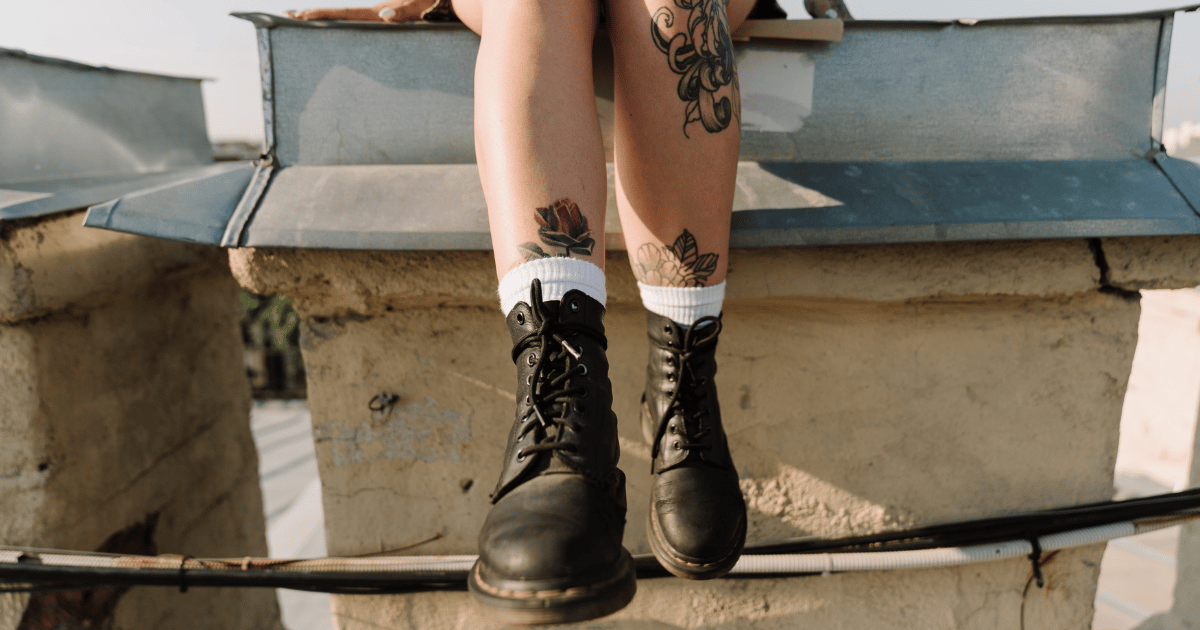 Leg tattoo - Beanstalk Mums Leg tattoo