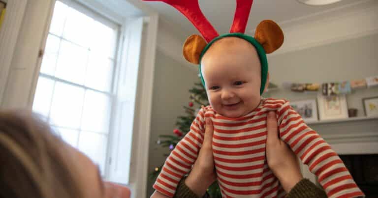 first Christmas single mum