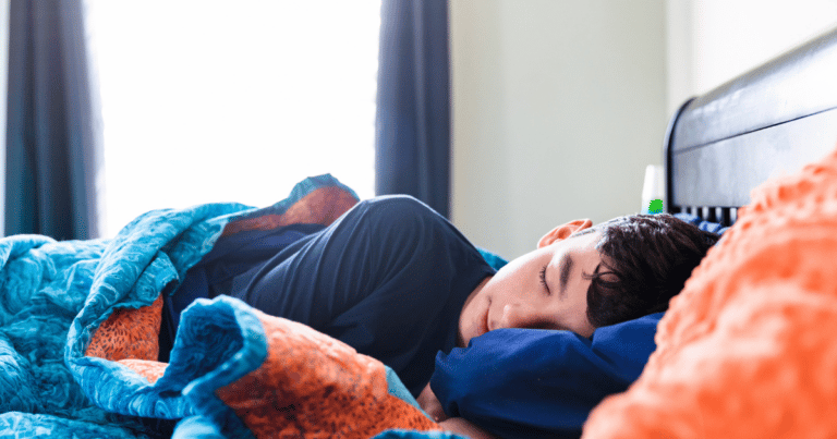 Teenagers out of bed