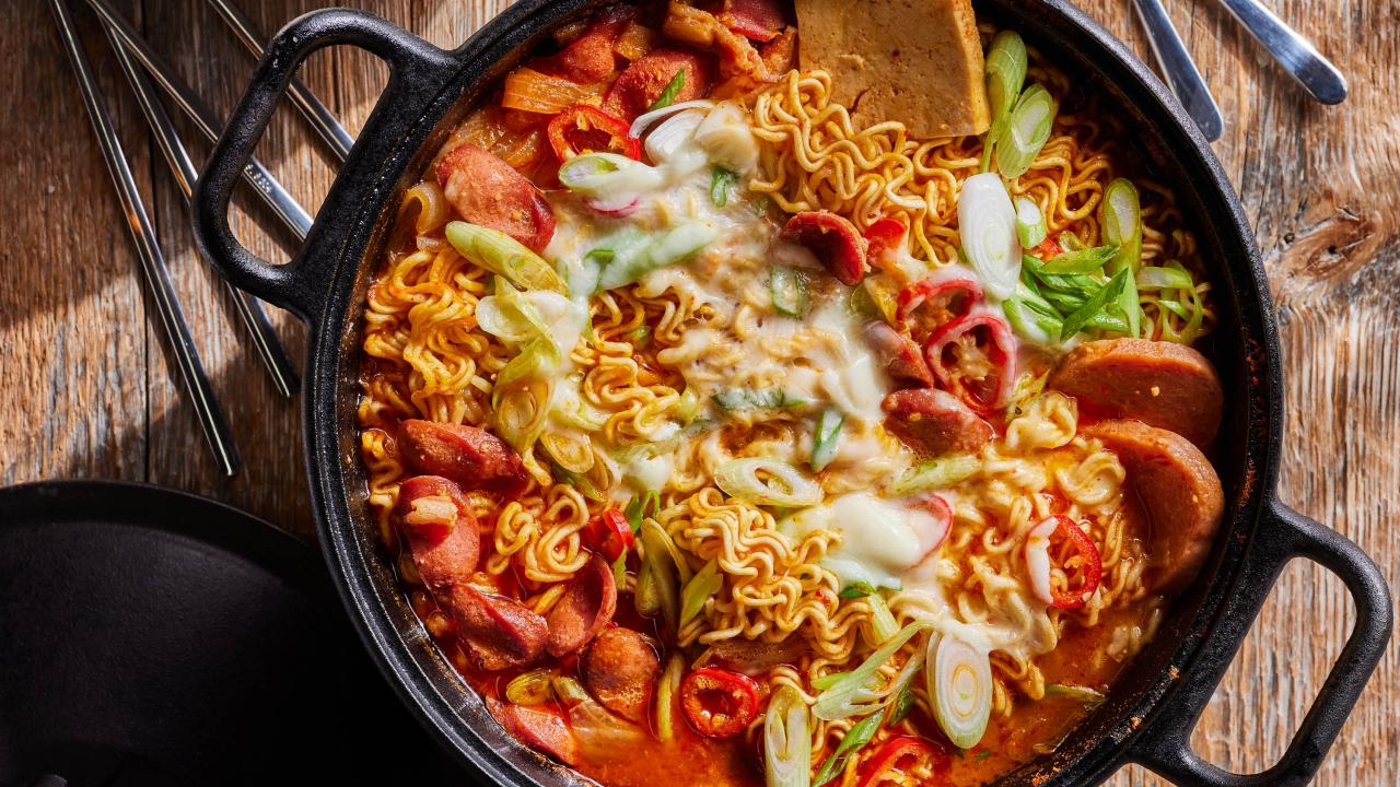 Camping-style Budae Jjigae