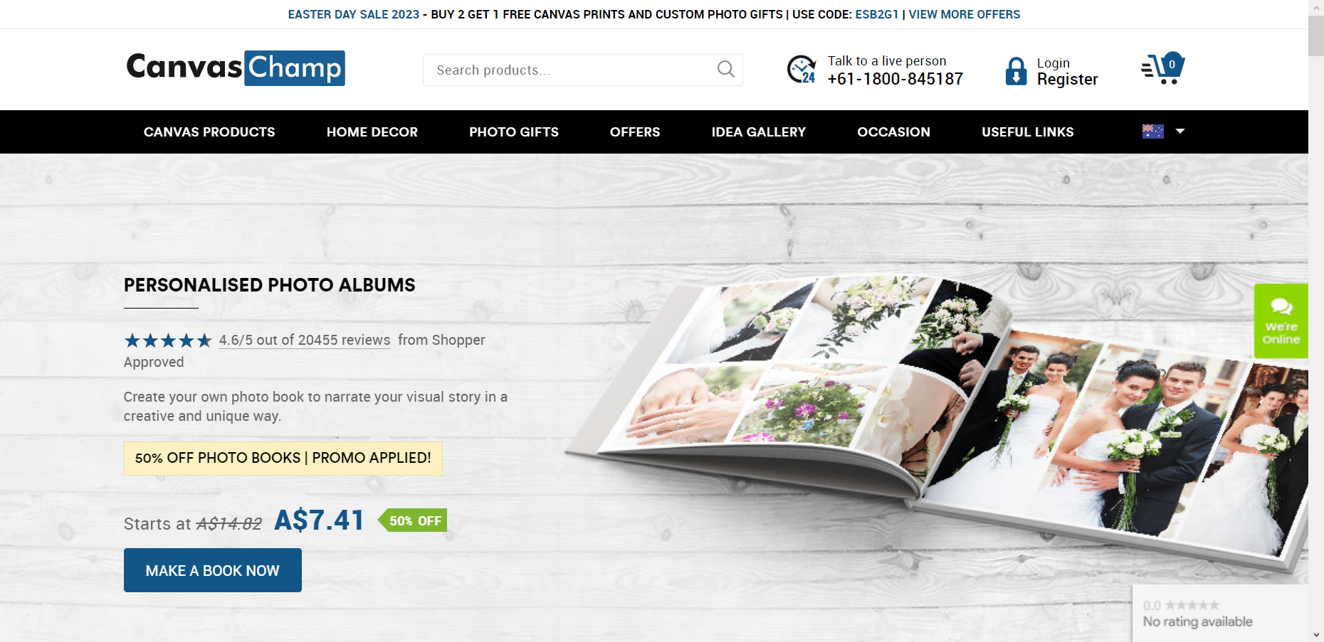 Canvaschamp photo book