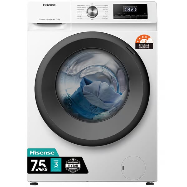 HISENSE 7.5KG FRONT LOAD WASHER - PUREJET (2022) HWFY7514