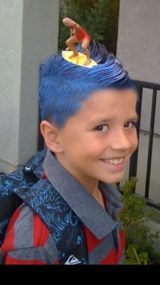 Surfer Boy | Ideas for crazy hair day