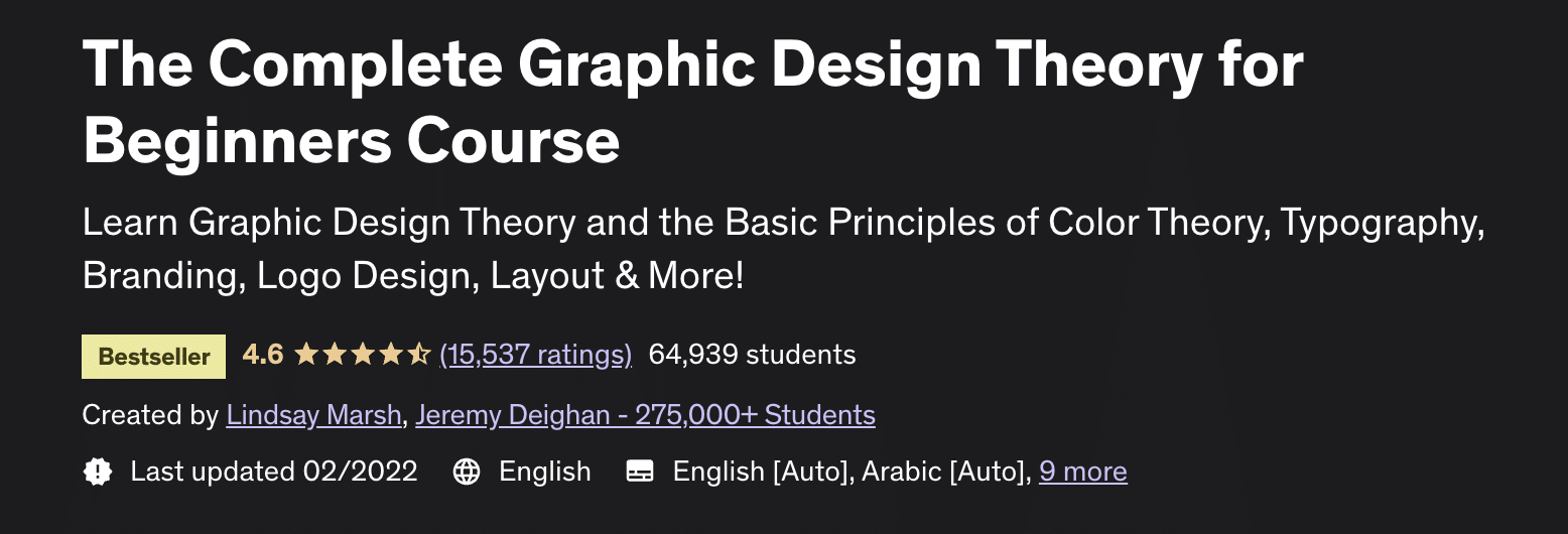 The Complete Graphic Design Theory for Beginners Course