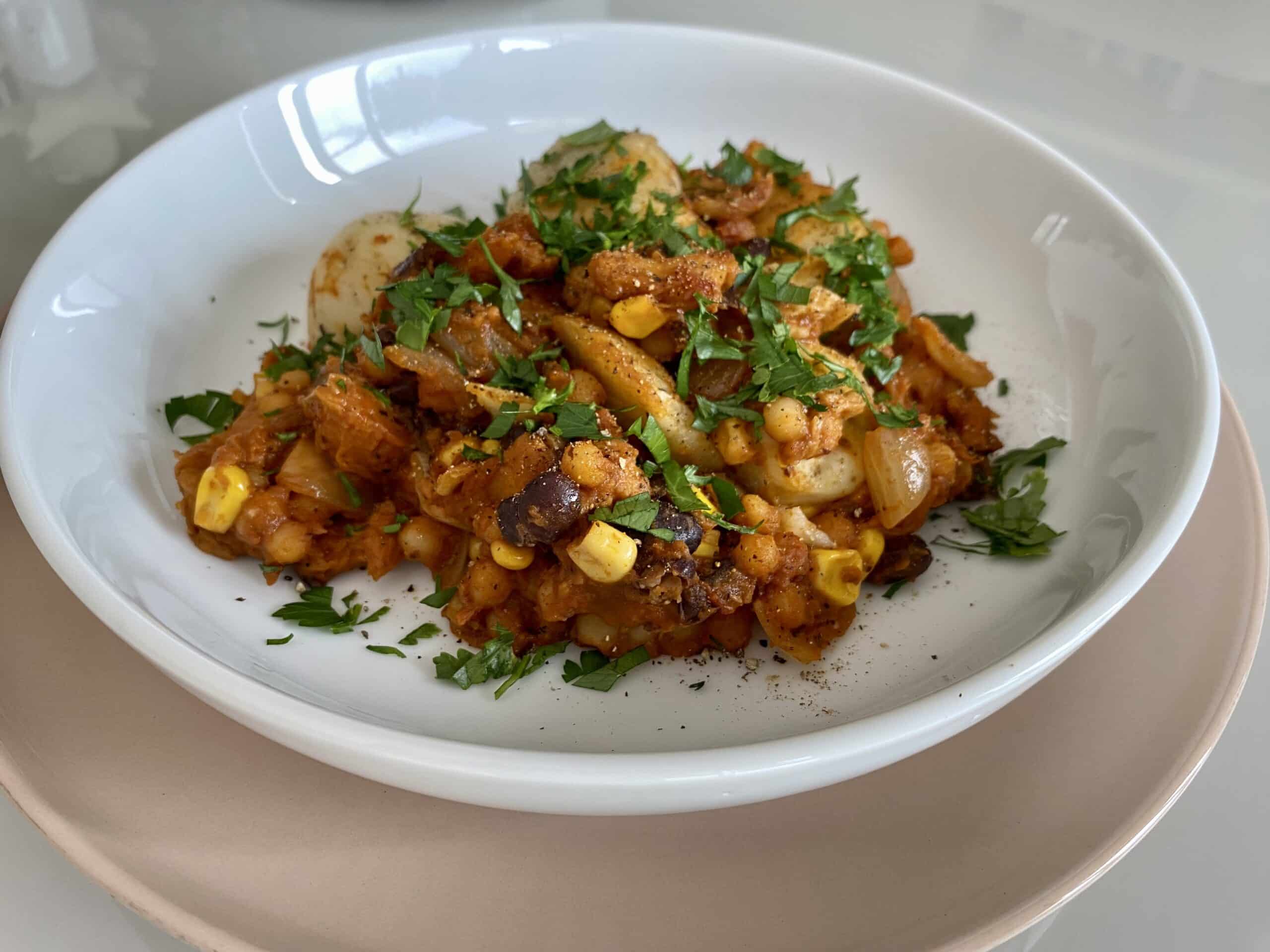 BBQ Black Bean Casserole