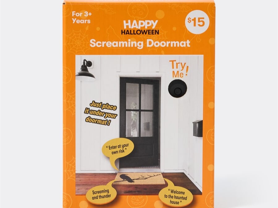 Screaming doormat | Halloween decorations
