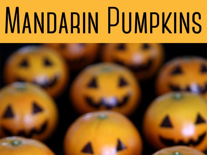 Mandarin pumpkins