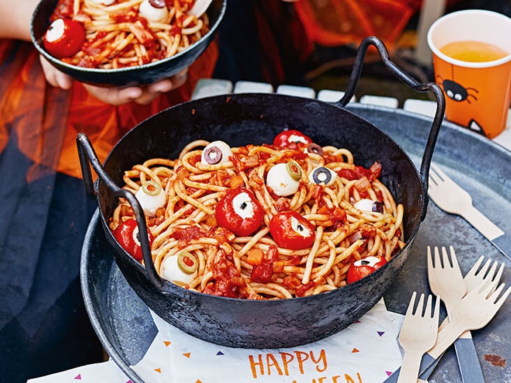 Eyeball spaghetti