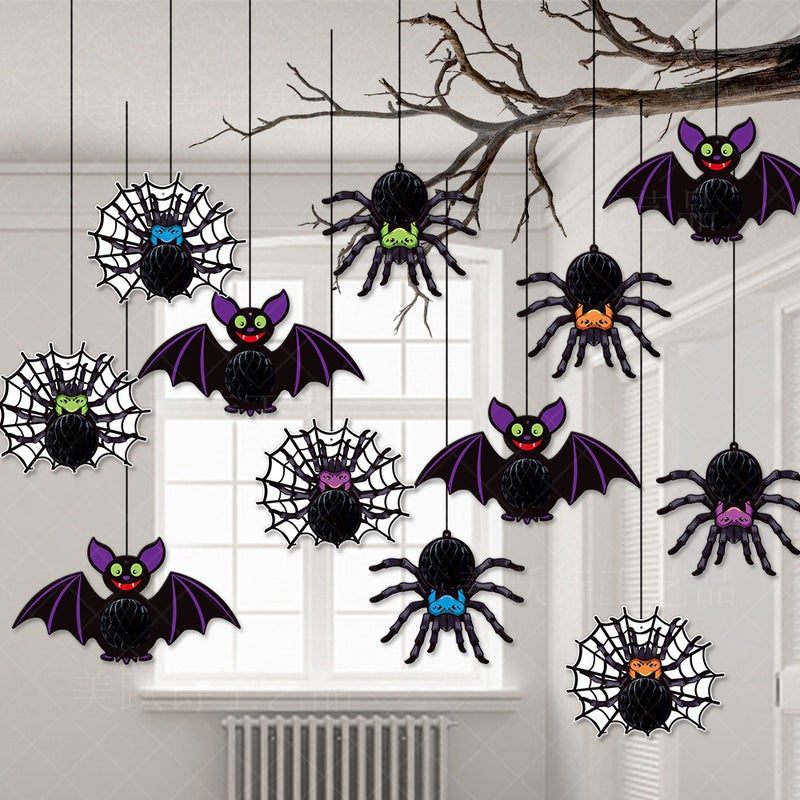 Bat and Spider ceiling decoration