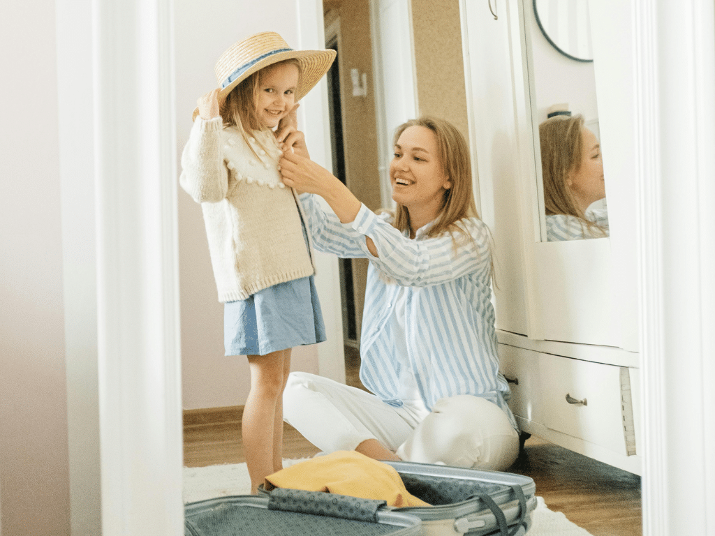Write a list of what to pack/stress-free single parent holiday