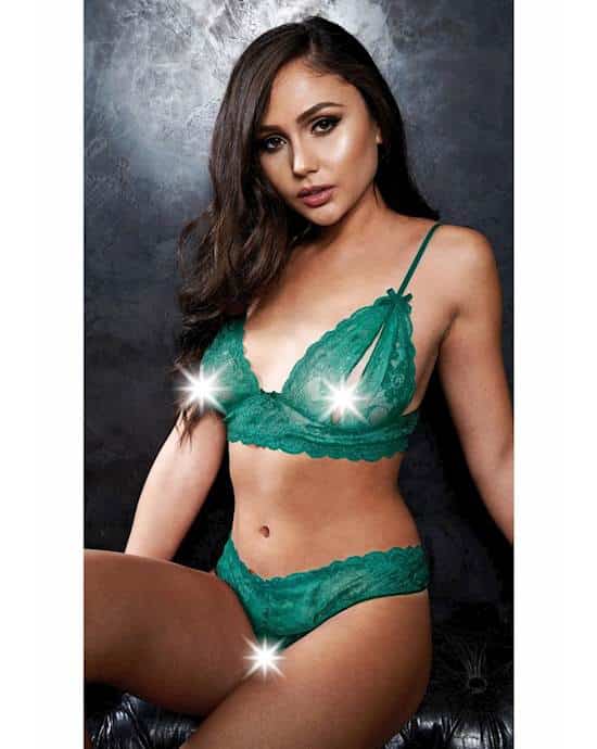 2-piece Peekaboo Bra and Gstring