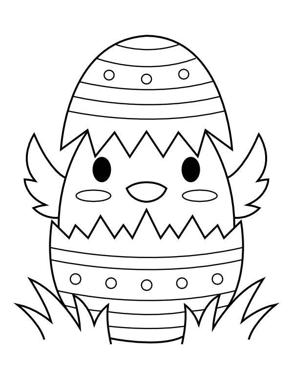 Cute chick and egg | Easter crafts for kids