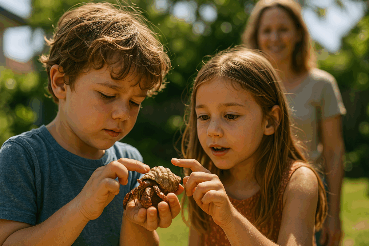 best low-maintenance pets | hermit crab