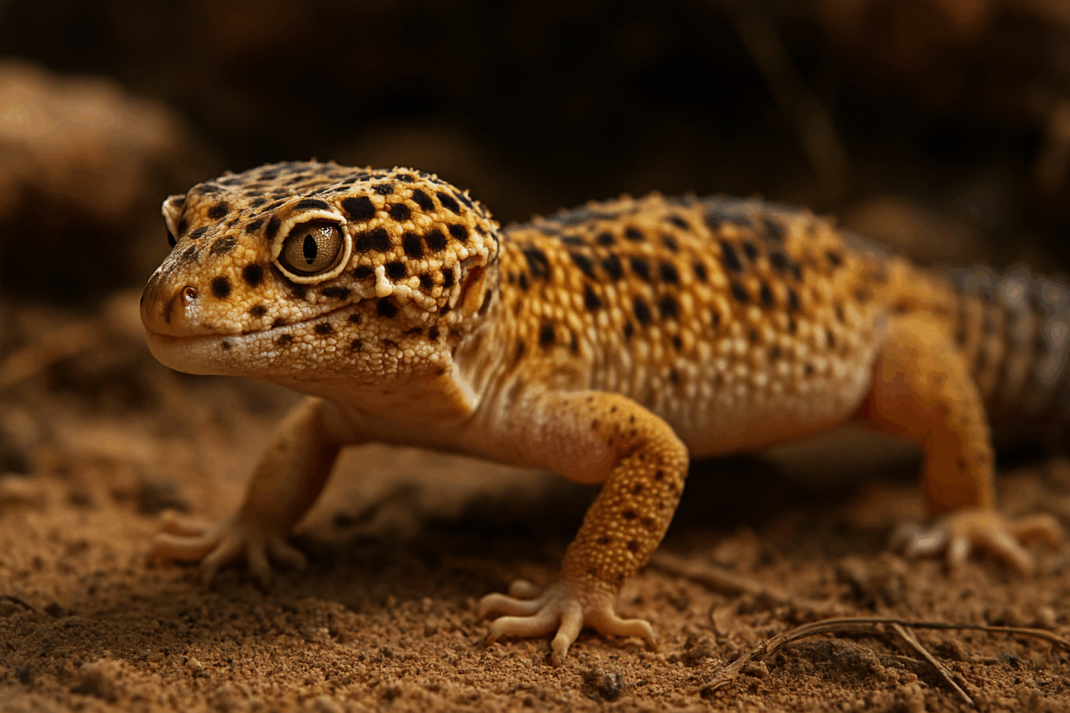 best low-maintenance pets | leopard gecko