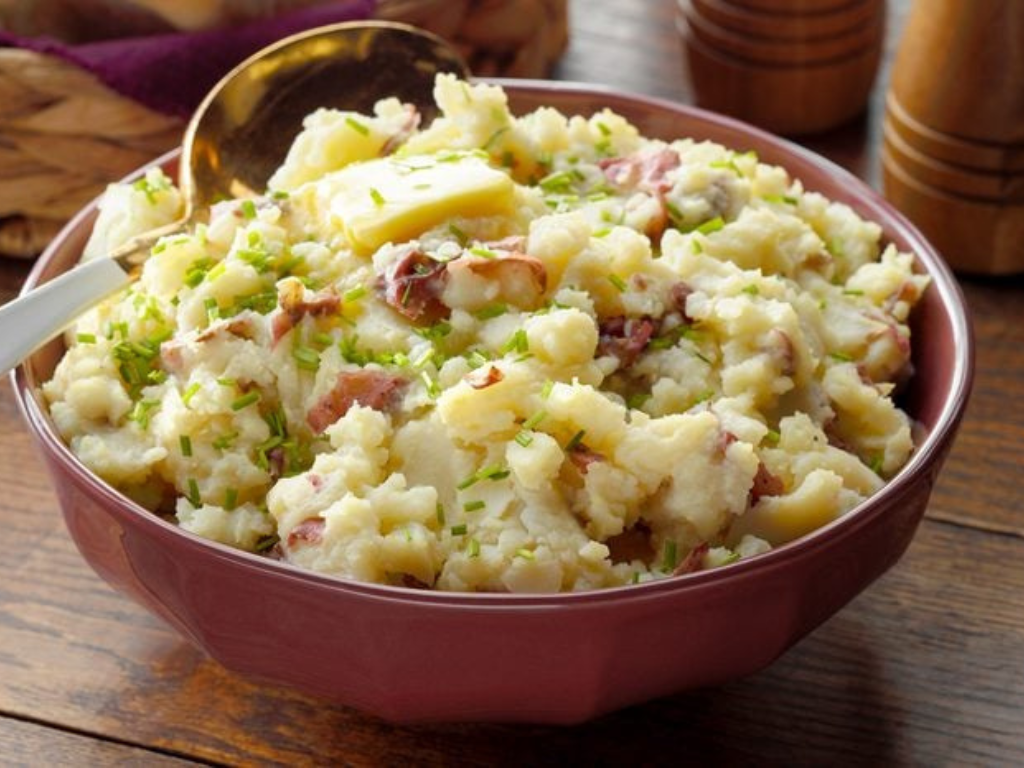 Mashed Red Potatoes Women's Health Month